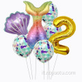 2021 decorazioni per feste. 1 ° 2 ° 3 ° bambino Birthday Party Numer Balloon Set